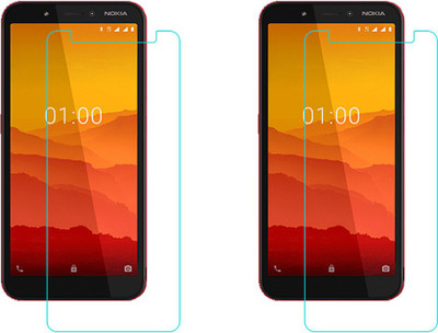 ACM Tempered Glass Guard for Nokia C1(Pack of 2)