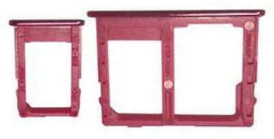Bay Sim Card Tray(Compatible With SAMSUNG GALAXY J6 PLUS : RED)
