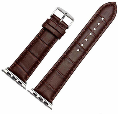 TINGTONG Croc Style Leather Loop Band with Adjustable Closure Wrist Strap for iWatch 42mm/44mm, Compatible with Watch Series 1/2/3/4/5 T_42/44mm_DarkBrown(CutLeather) Smart Watch Strap(Brown) TINGTONG Croc Style Leather Loop Band with Adjustable Closure Wrist Strap for iWatch 42mm/44mm, Compatible with Watch Series 1/2/3/4/5 T_42/44mm_DarkBrown(CutLeather) Smart Watch Strap(Brown)