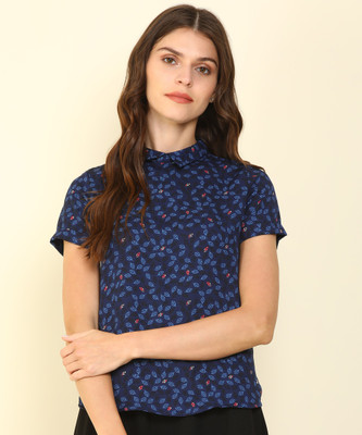 allen-solly-casual-short-sleeve-floral-print-women-multicolor-top
