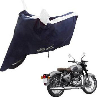 Shree ji traders Two Wheeler Cover for Royal Enfield(Classic 500, Silver)