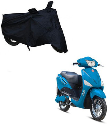 APNEK Two Wheeler Cover for Hero(Electric Optima, Black)