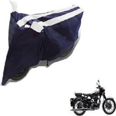 Shree ji traders Two Wheeler Cover for Royal Enfield(Classic Chrome, Silver)
