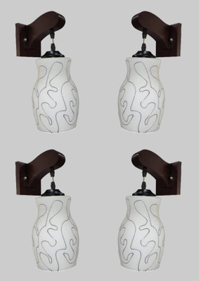 GLAMOROUS Wallchiere Wall Lamp Without Bulb(Pack of 4)