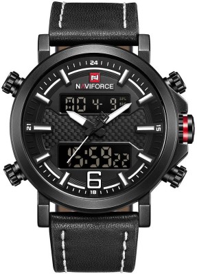 NAVIFORCE NF-9135BK NF9135 Digital Watch  - For Men