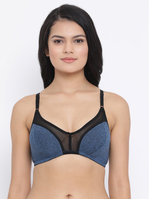 Clovia Women Full Coverage Non Padded Bra(Blue)