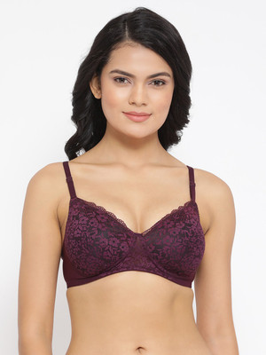 Clovia Women Full Coverage Lightly Padded Bra(Purple)