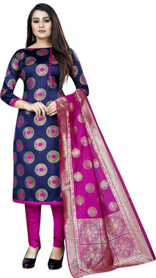 MANIKARNIKA Brocade Self Design Salwar Suit Material(Unstitched)