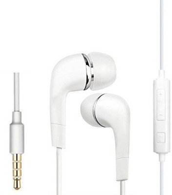 webster SAM_SUNG YR premium Quality earphone for opp.0 Vi_vo Red.mi Wired Headset(White, In the Ear)