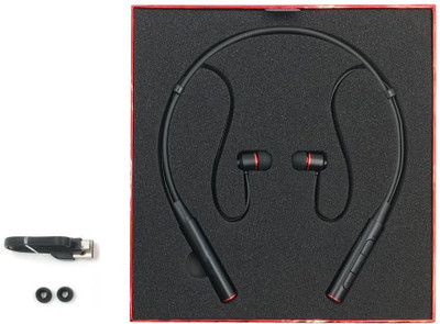 F FERONS S6 Wireless bluetooth Neckband Earphone Bluetooth Headset(Black, True Wireless)