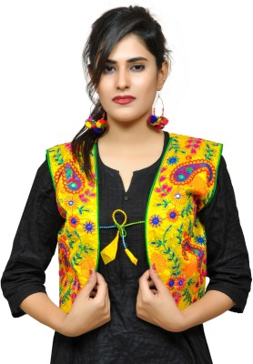 BANJARA INDIA Sleeveless Embroidered Women Jacket
