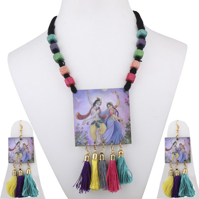SILVER SHINE Dori Multicolor Jewellery Set(Pack of 1)
