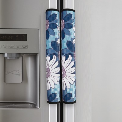 Aradent Refrigerator Handle  Cover(Width: 53.34 cm, Floral Design)