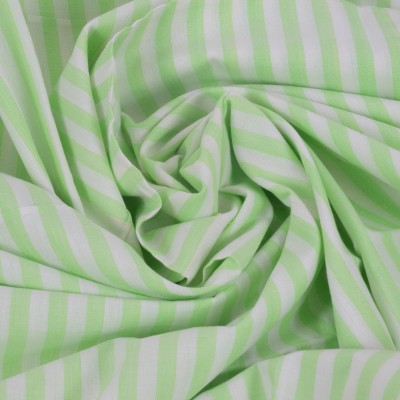 EthnicAlive Striped Single Comforter for  AC Room(Silk, Green)