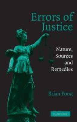 Errors of Justice(English, Hardcover, Forst Brian)