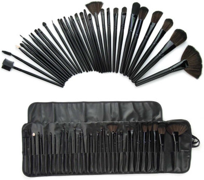GYBest 32 pcs Professional Cosmetic Makeup Brush Set with leather bag(Pack of 32)