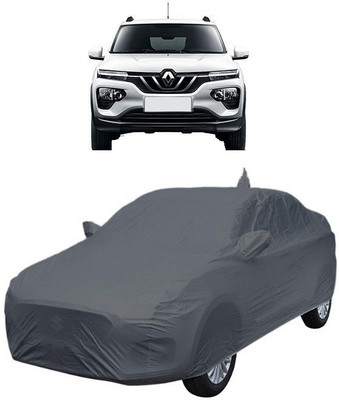 SA GROUP Car Cover For Renault Kwid (With Mirror Pockets)(Grey)