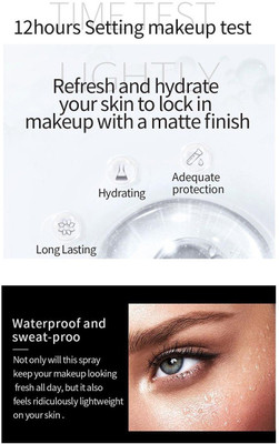 REIMICHI THE MATTE HYDRATING MAKEUP SETTING SPRAY FIXER Primer  - 100 ml(Transparent)