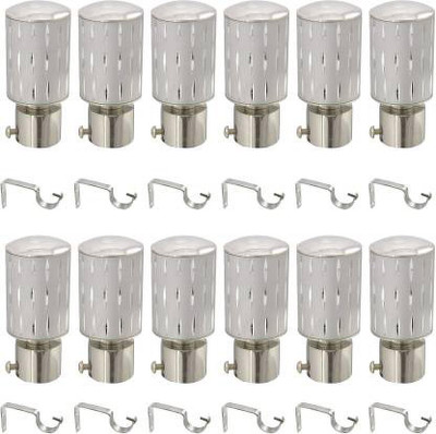 Dr. Homz N Kitch Multicolor Rod Rail Bracket Metal(Pack of 24)