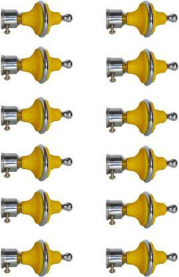 Dr. Homz N Kitch Multicolor Rod Rail Bracket Metal(Pack of 24)