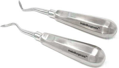 IS IndoSurgicals 2Apical Elevator Left and Right Dental Elevator