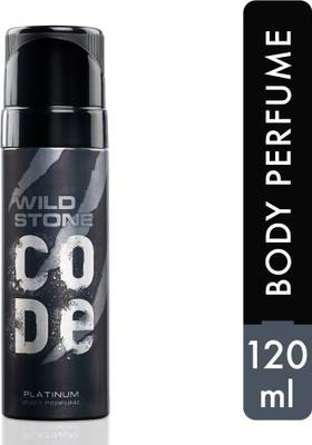 Wild Stone Code Platinum - 120ml - P01 Perfume Body Spray  -  For Men