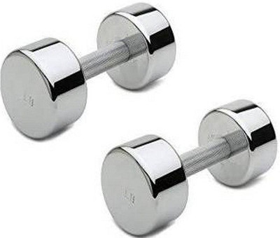 Y2M Pair of 2.5 kg steel Fixed Weight Dumbbell(5 kg)