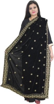 Hauemoda Velvet Embroidered Women Dupatta