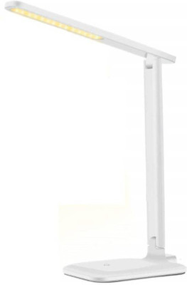 iDOLESHOP Rechargeable LED Touch On/Off Switch Desk Table Lamp Children Eye Protection Office Desk Light Folding Desk Lamp USB Charging Touch Dimmer 6 hrs Lantern Emergency Light(White)