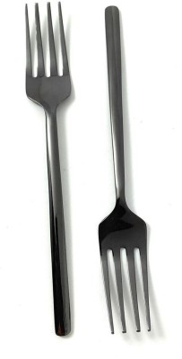 GEEGA TURTLES PVD Stainless Steel Dinner Fork set of 6 Stainless Steel Dinner Fork Set(Pack of 6)