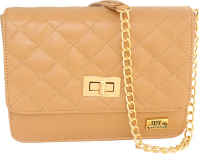 I Define You Tan Sling Bag 16174