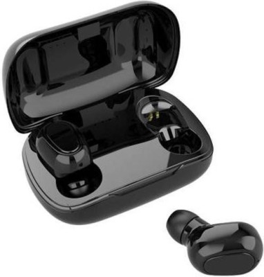 NECKTECH Premium TWS L21 True HIFI Bluetooth Earbuds Wireless Sports headphone N7 Bluetooth Headset(Black, True Wireless)