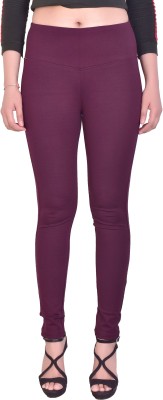 FCK-3 Maroon Jegging(Solid)