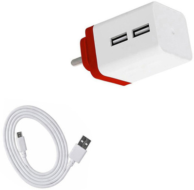 DAKRON Wall Charger Accessory Combo for Realme 3i(White)