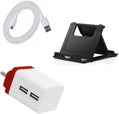 SARVIN Wall Charger Accessory Combo for Realme 5(Multicolor)