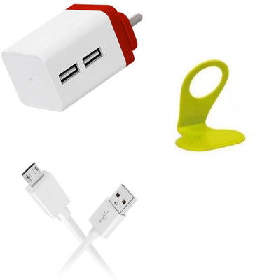 SARVIN Wall Charger Accessory Combo for Lenovo A6 Note(Multicolor)