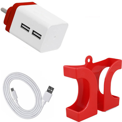 SARVIN Wall Charger Accessory Combo for Samsung Galaxy A10s(White)