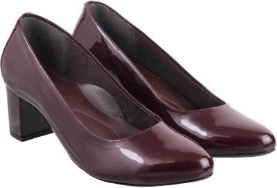 METRO Women Bellies(Maroon , 6)