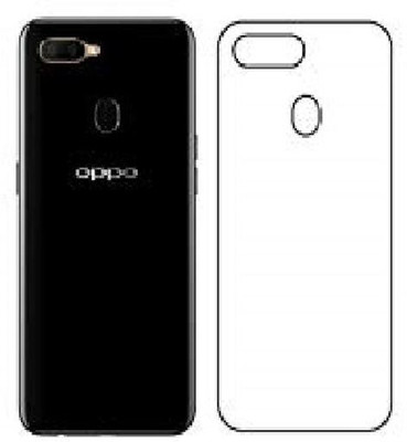 RUNEECH Back Tempered Glass for OPPO A5s(Pack of 1)