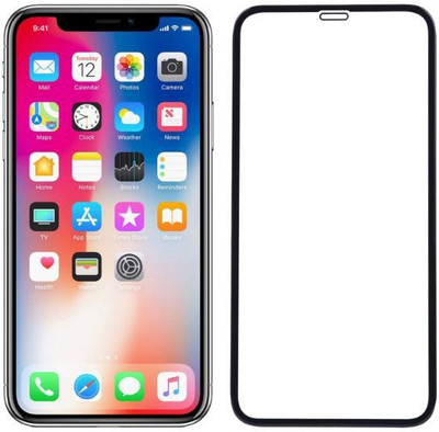 BeeVault Edge To Edge Tempered Glass for Apple iPhone X(Pack of 1)