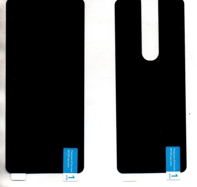 RUNEECH Front and Back Screen Guard for Oppo F11 Pro, OPPO F11 PRO(Pack of 2)