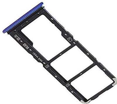 Bay Sim Card Tray(Compatible With VIVO Y17 : BLUE)