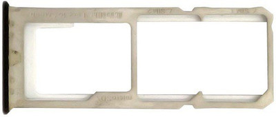 Bay Sim Card Tray(Compatible With OPPO F3 : BLACK)