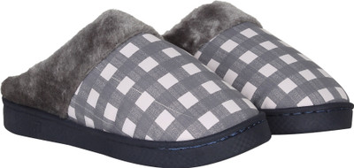 DON'T JUDGE ME Women Slides(Grey , 6)