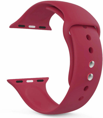 Slugabed Soft Silicone Sport 38mm/40mm Wine Red Smart Watch Strap(Red)