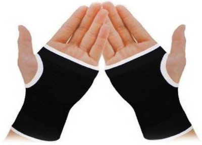 keycraze Cool Biker Motocross Stretchable Gloves Driving Gloves(Black)