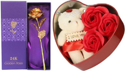 ASHIRWAD Artificial Flower Gift Set