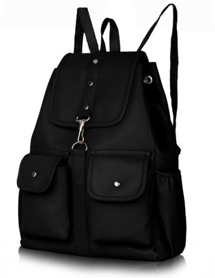 MUSRAT DOUBLE POCKET 10 L Backpack(Black)
