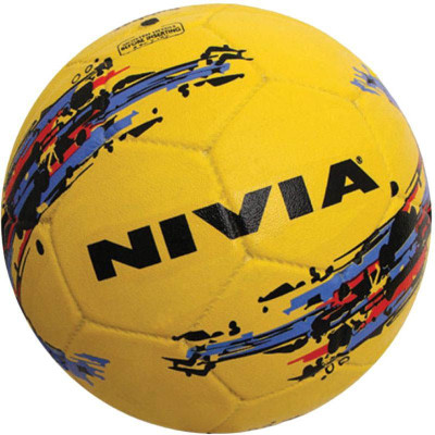 NIVIA Storm Yellow Football - Size: 5(Standard, Pack of 1, Yellow)