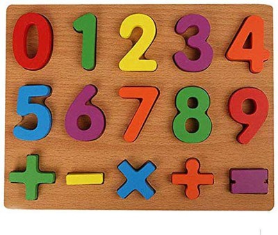 Skywalk Wooden Number(1 to 9 ) Puzzle Toys for Children, Early Learning Educational Wooden Number Board Toy for Kids Educational Board Games Board Game